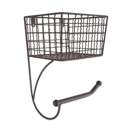 Convenience Concepts Rustic Bronze Farmhouse Toilet Paper Holder HI2567660